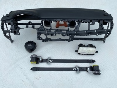 Kia rio 4 iv панель приладів панель приладів консоль подушки безпеки ремені фото №1