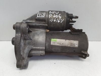 PEUGEOT 206 1.6 16V ARRANCADOR 9648644680 VALEO D6G3  