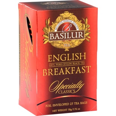 Herbata czarna Basilur English Breakfast saszetki
