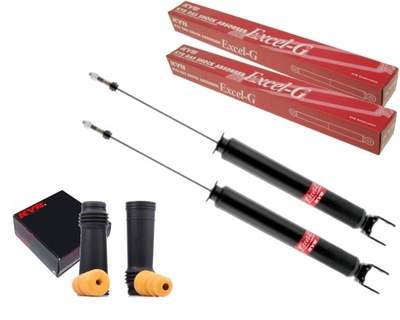 Kyb 2x амортизаторы + защита i отбойники kia sportage sl 2wd hyundai ix35 задняя фото №1