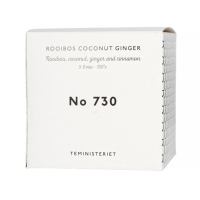 730 Rooibos Coconut Ginger - herbata sypana 100g Teministeriet