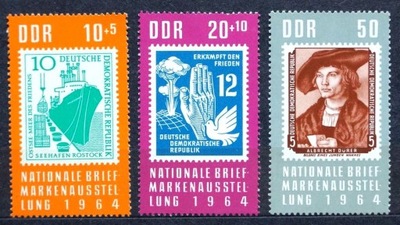 DDR - 1964 - WYSTAWA FILATELITYCZNA BERLIN 64