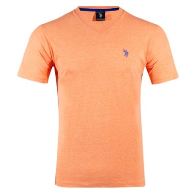 T-shirt Męski U.S. POLO ASSN. US16467 Pomarańcz