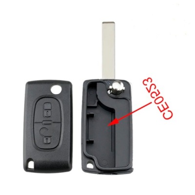 Корпус pilot ключ citroen c2 c3 c4 c5 c6 c8 фото №1