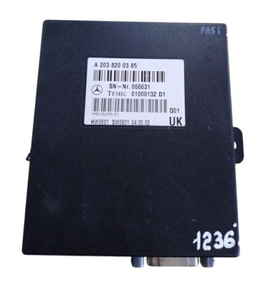 Модуль керування голосом mercedes c w203 e w210 sl r230 a2038200385 фото №1