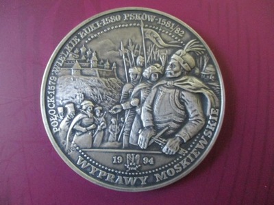Medal Stefan Batory Wyprawy Moskiewskie TWO