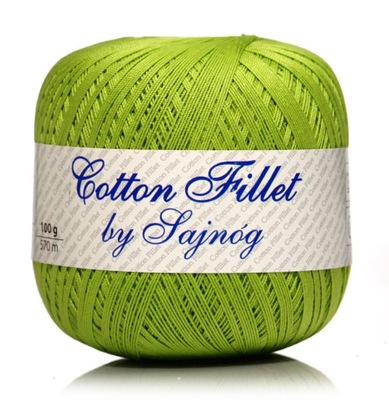 KORDONEK COTTON FILLET - SAJNÓG - ZIELEŃ 146