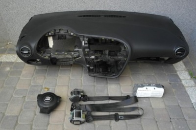 Seat leon ii 2 cupra подушка безпеки pas панель приладів консоль фото №1