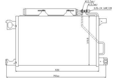 Конденсатор кондиціонера mercedes c cl203 c t-mode фото №1