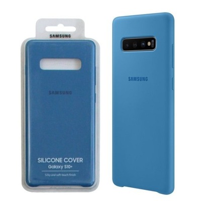 Etui Samsung Galaxy S10 Plus Silikonowe Niebieskie