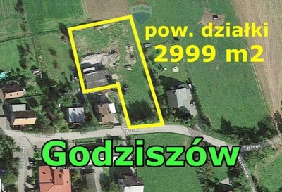 Działka, Godziszów, 2999 m²