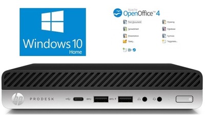 HP ProDesk 600 G3 Mini i3-6100T 4GB 256GB SSD NVMe