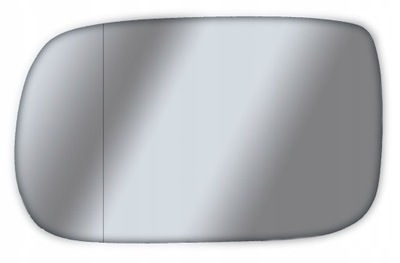 Вкладиш дзеркало honda civic vii 04-06 asf+grz ліва фото №1