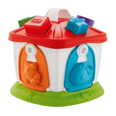 CHICCO Domek zwierząt 2w1 chatka sorter