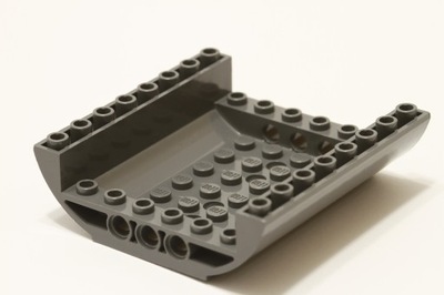 Lego 54091 8x8x2 podwozie samolotu ciemnoszary