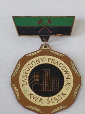 Odznaka Zasłużony Pracownik KWK Śląsk