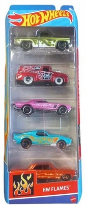 Hot Wheels FLAMES HTV47 5-PAK