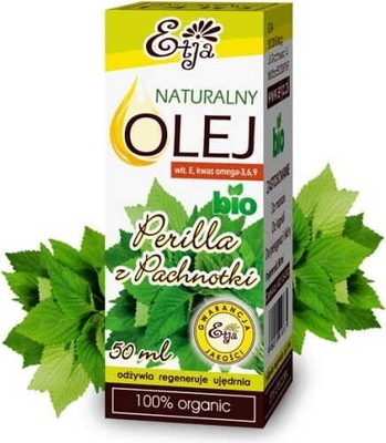 Olej perilla z pachnotki BIO nierafinowany 50 ml ETJA