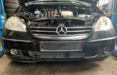 Mercedes a klasa w169 молдинг хром w бампер перед фото №1