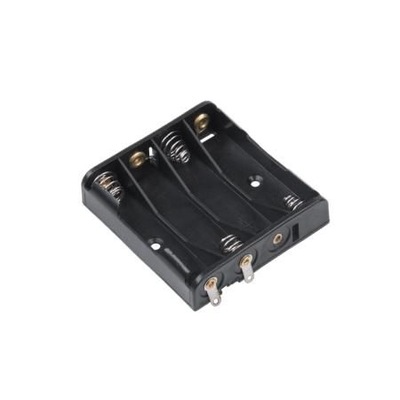 Koszyk na baterie 4xAAA płaski