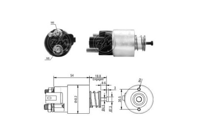 ERA ZM391 CONMUTADOR ELEKTROMAGNETYCZNY, ARRANCADOR  