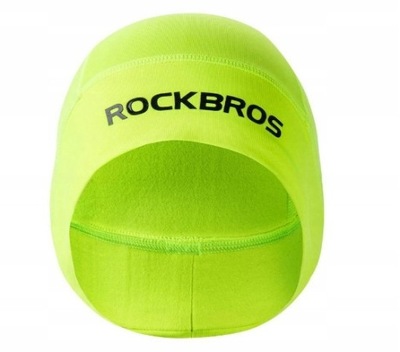 Rockbros uniwersalna czapka sportowa/pod kask fluo