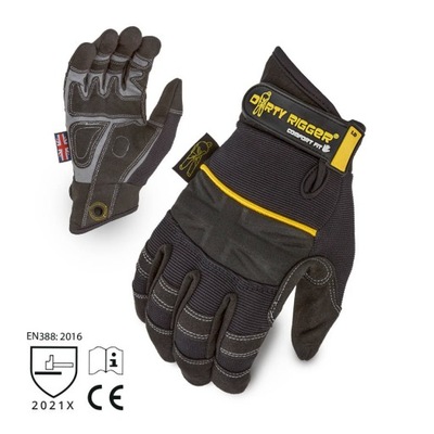 Comfort Fit Dirty Rigger rękawice dla techników L
