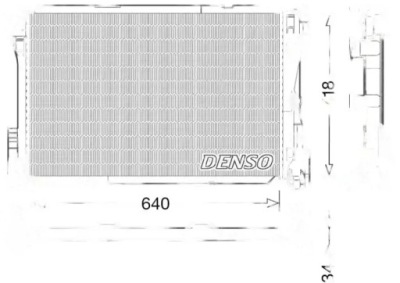 Denso drm17049 радиатор, система охлаждение двигателя фото №1