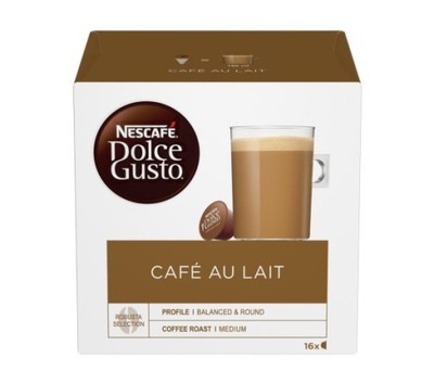 Kawa kapsułkowa Nescafe Dolce Gusto Cafe Au Lait 16 Sztuk