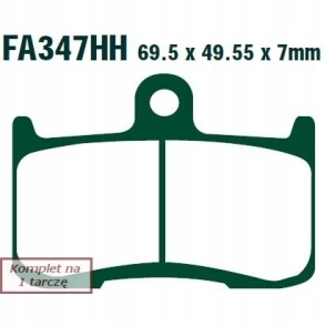 КОЛОДКИ ГАЛЬМІВНІ EBC EPFA347HH
