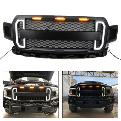 Решётка радиатора решётка радиатора радиатора ford f150 2018-2020 led drl фото №1