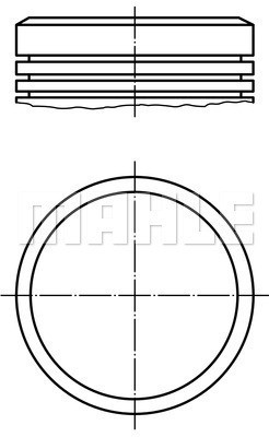 MAHLE 040 02 00 ПОРШЕНЬ