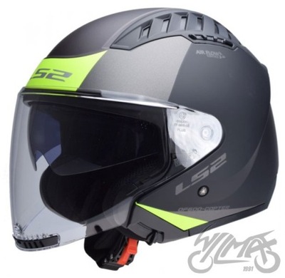 CASCO LS2 OF600 COPTER II URBANE M.BL.HV YEL-06 S  