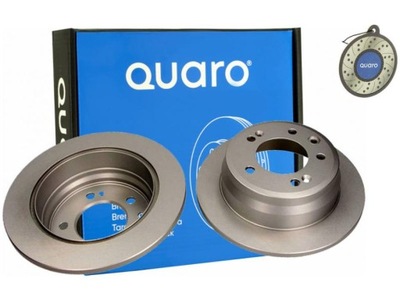 ДИСКИ ТОРМОЗНЫЕ ЗАД QUARO QD6345 + ZAPACH