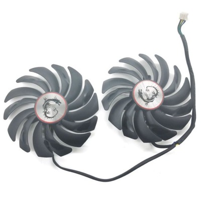 2PCS Cooler Fan RX580 RX480 Karta graficzna wentylator dla Radeon Rx 48 Fan