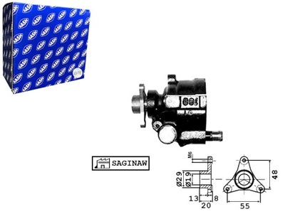 PUMP ELECTRICALLY POWERED HYDRAULIC STEERING RENAULT MASTER II TRAFIC II 1.9D-2.5D 09.00- SASIC  