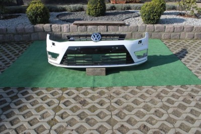 Vw golf vii 7 r-line 2012-2016 бампер передній перед решітка радіатора оригінал фото №1