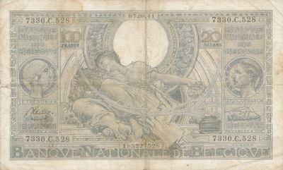 [MB10541] Belgia 100 franków 1941