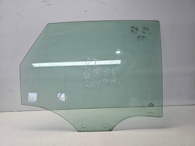 Скло двері правий задня audi q3 8u 2013r фото №1