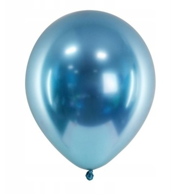 BALONY CHROM TEAL BLUE NIEBIESKIE DUŻE 10 sztuk