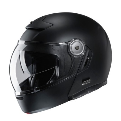 KASK MOTOCYKLOWY SZCZĘKOWY MODUŁOWY HJC V90 SEMI FLAT BLACK