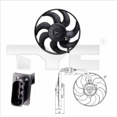 VENTILADOR CHLODZENIE DEL MOTOR 831-0009  