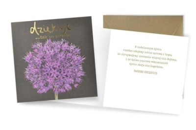 KARNET QRP-004 DZIĘKUJĘ