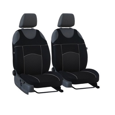 Pokrowce koszulki przód 1+1 Tuning 1 czarne do Ford Mondeo MK4