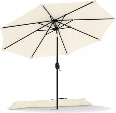 VOUNOT Parasol 240 x 270 cm z korbą zginany