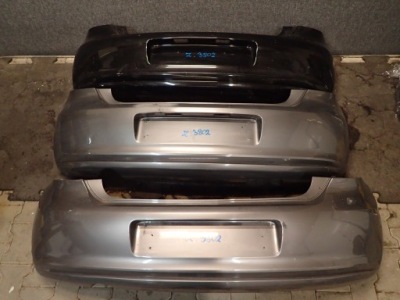 Бампер задняя vw polo 6r 08-14 фото №1