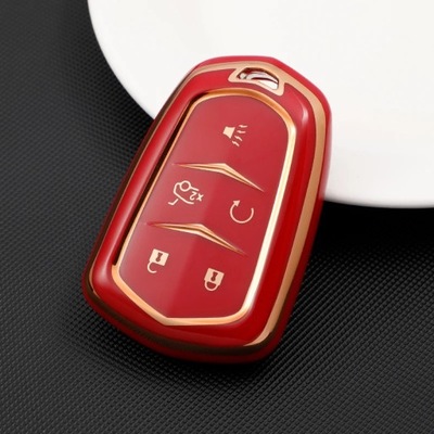 5 BOTONES REDCAR KEY SHELL COVER PARA CADILLAC ATS CT6 CTS DTS XT5 ESCALA  