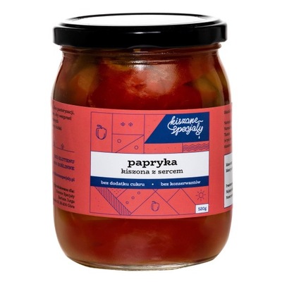 Kiszona papryka 520g Kiszone Specjały