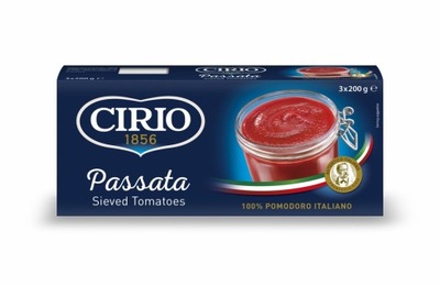 CIRIO Przecier Pomidorowy Passata TRIPACK 3x200g