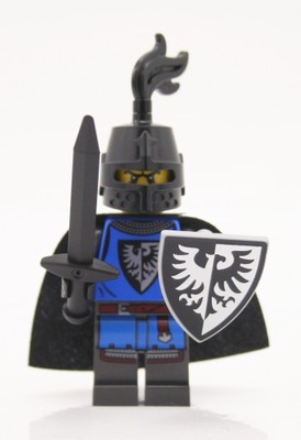 LEGO Castle Rycerz z peleryna Black Falcon figurki